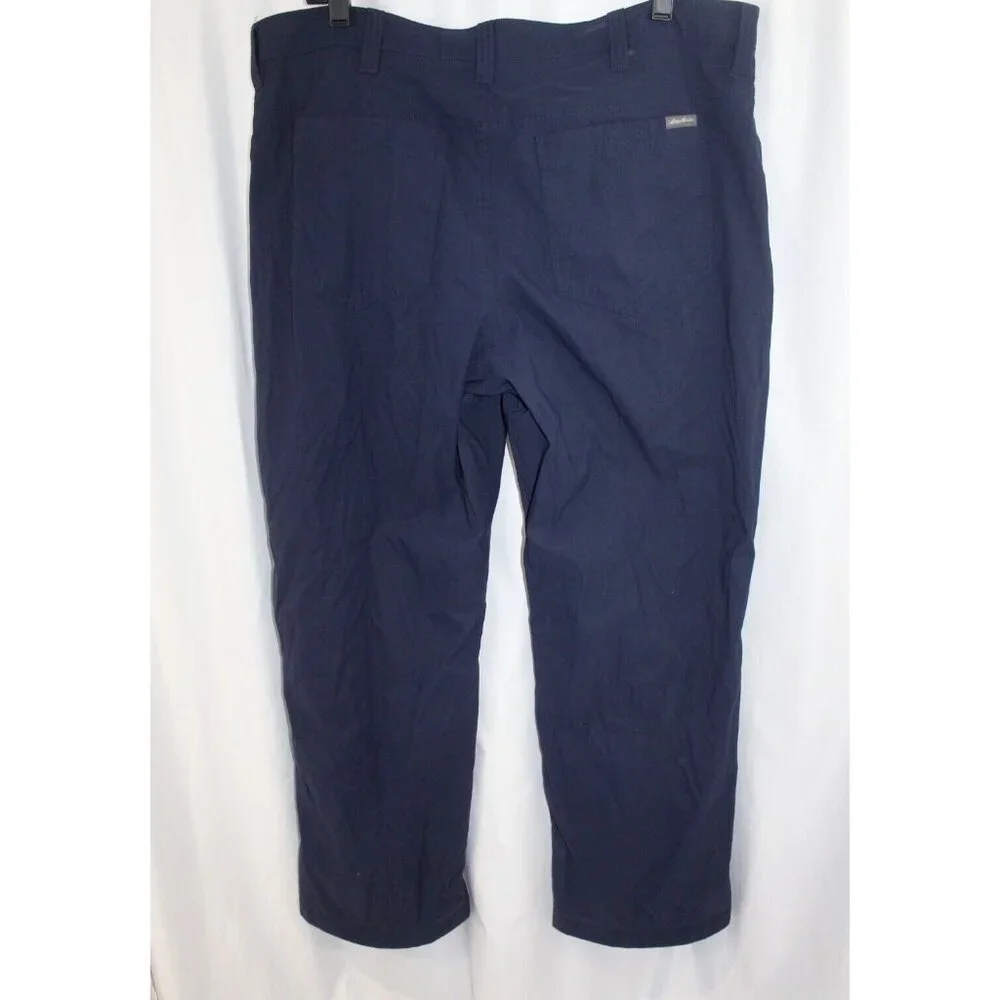 Eddie Bauer Mens Blue Fleece Lined Outdoor Hiking Pants 38x30 ACTUAL 28 - Picture 4 of 5